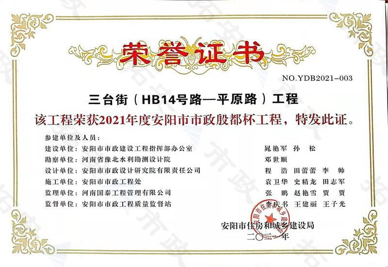 三臺(tái)街(HB14號(hào)路-平原路)殷都杯